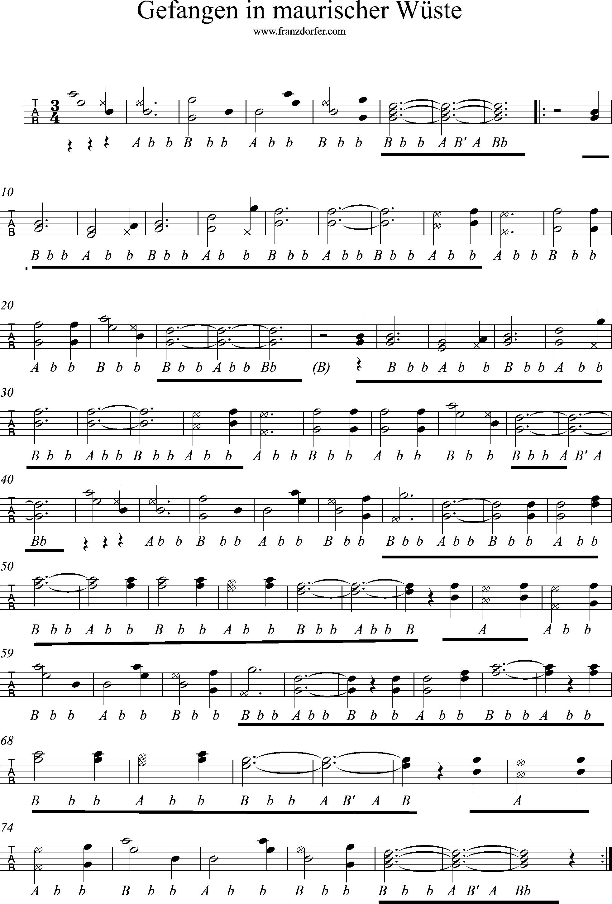 Teure Schwalben, Griffschrift Steirische harmonika lernen